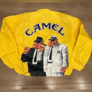 Vintage 1992 Joe Camel Tyvek windbreaker jacket